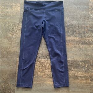 Under Armour Navy Blue Leggings, Size Small